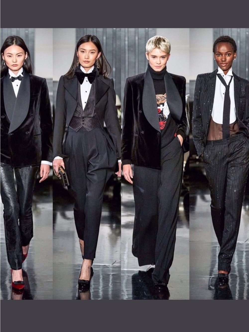 Ralph Lauren black label Runway 2015 Tuxedo Pants .sz Small